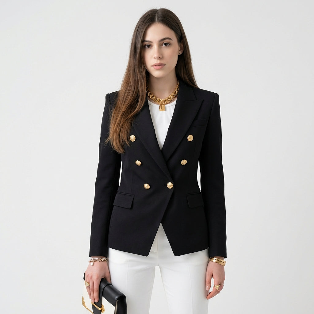 Schwarzer Blazer