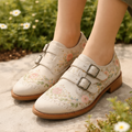Beige Canvas-Schuhe