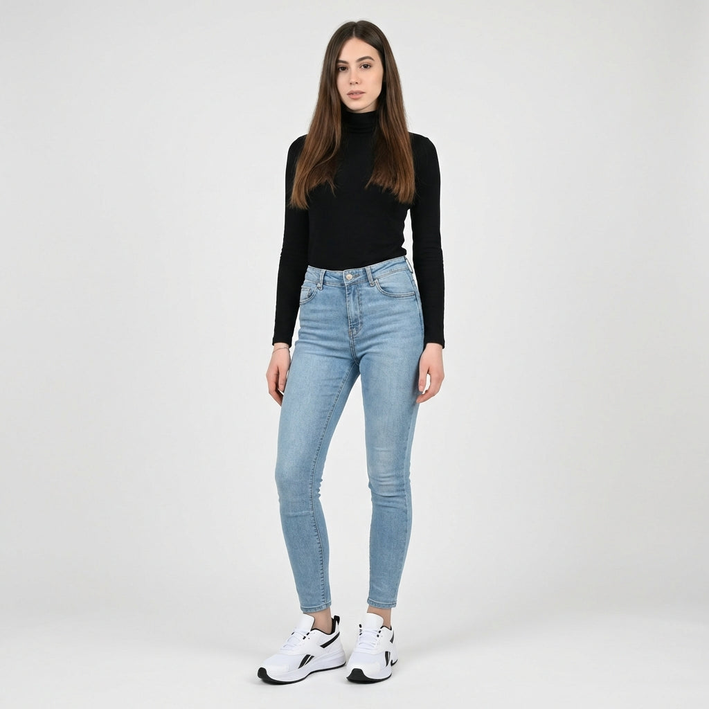 Weiße Mesh-Sneaker